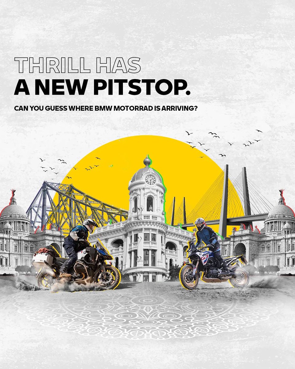 Big landmarks. Bigger arrival.

BMW Motorrad is arriving at ____. That’s for you to guess, we can just guide you to joy. 😉

#MakeLifeARide #BMWMotorrad #BMWDealership #Experience #BMW