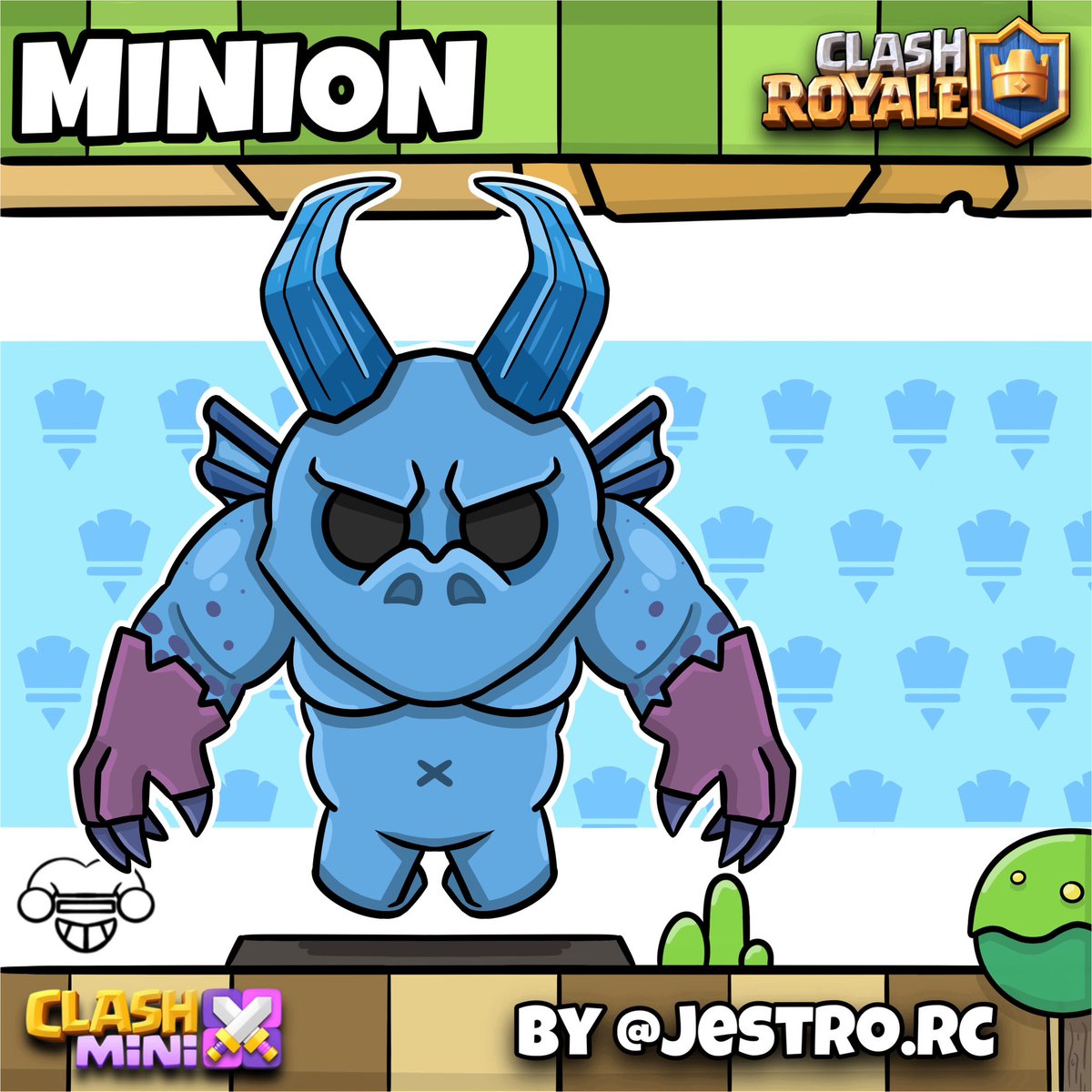 New <a href="/ClashMini/">Clash Mini</a> character concept „MINION“ 

#clashroyale #clashart #clashmini #clashroyaleart