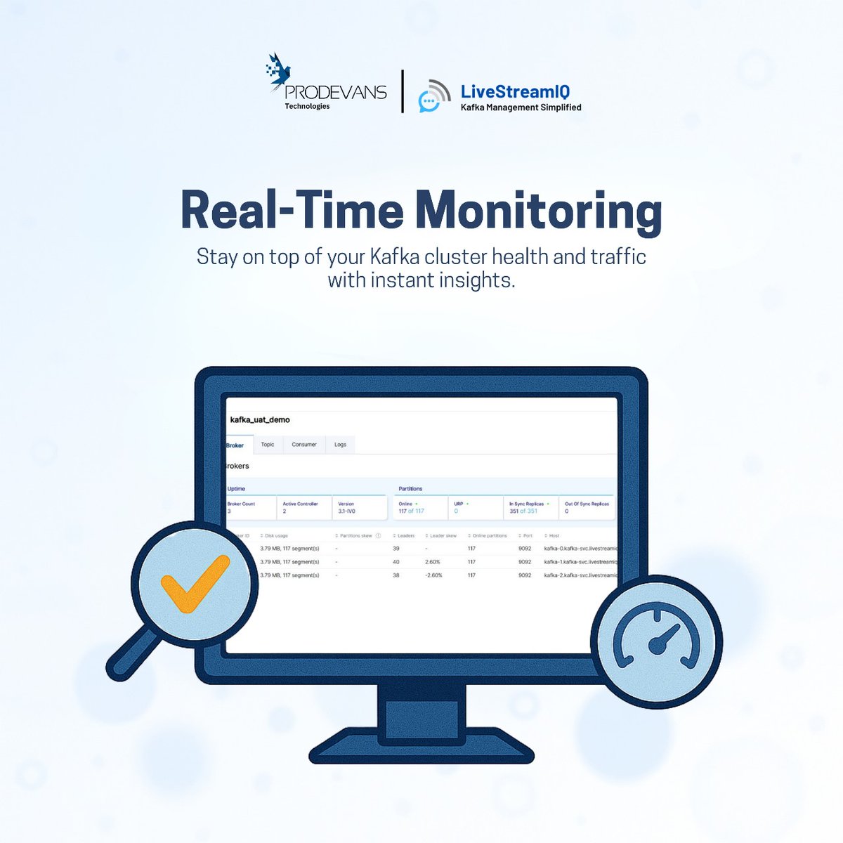 CEOProDevAns's tweet image. The Kafka Admin Starter Pack – Powered by LiveStreamIQ. Master your distributed messaging system with confidence and control.
Visit:- livestreamiq.com
Explore more at prodevans.com
#KafkaAdmin #LiveStreamIQ #KafkaMonitoring #DevOpsTools #KubernetesSupport