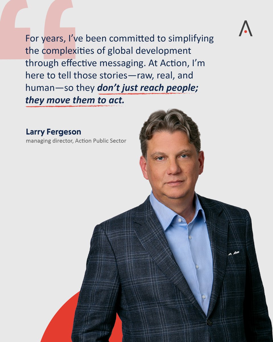 🔴We’re excited to share that Larry Fergeson has been appointed managing director of Action Public Sector.
Larry brings over 17 years of experience working with the European Union and in the international development sector.