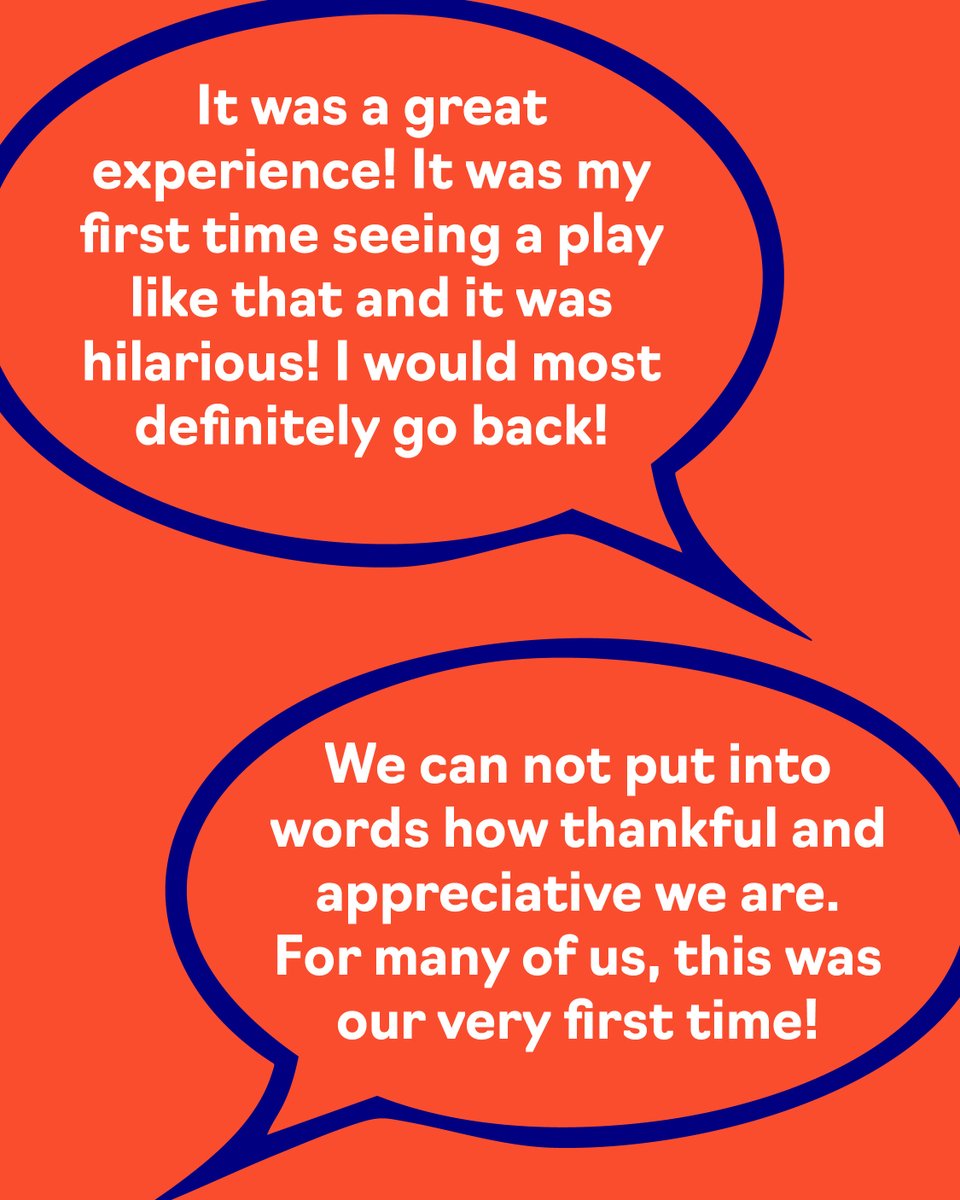 _theatre_works's tweet image. Theatre changes lives - but not everyone gets the chance to experience it.

We’re changing that. One workshop, one performance, one young person at a time.

Your donation makes it possible. ✨ 

#theatreworks #theatrecharity #donatenow
