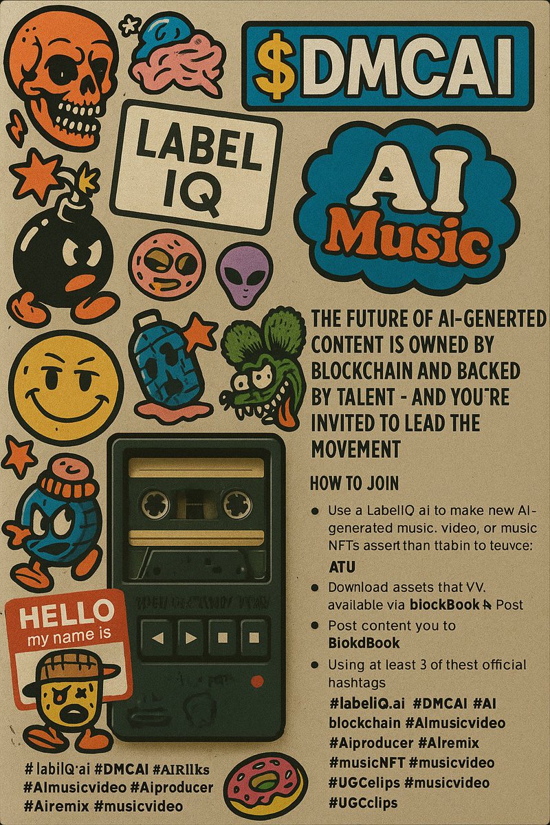 ElSalzi's tweet image. 🎨 Retro vibes meet future tech!
Create. Remix. Get paid.
Join the AI music revolution now 🚀⚡🎸🎸
#AImusic #LabelIQ #DMCAI #UGCclips

@labeliqai @dmcaicoin @theblockbookapp