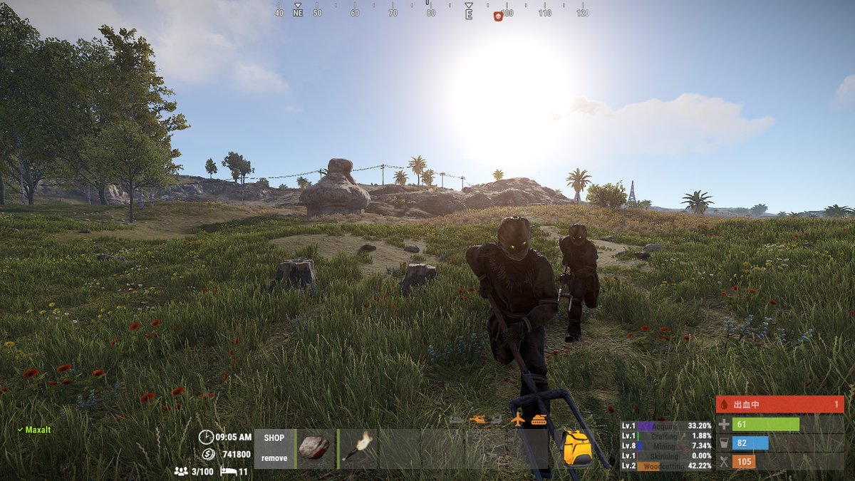 RustServer_RiSu's tweet image. RiSuサーバーではワールド中にゾンビがいます。モニュメントなどもフリーファームできるほどぬるくはありません！
#rustserver #BotReSpawn #RaidableBases