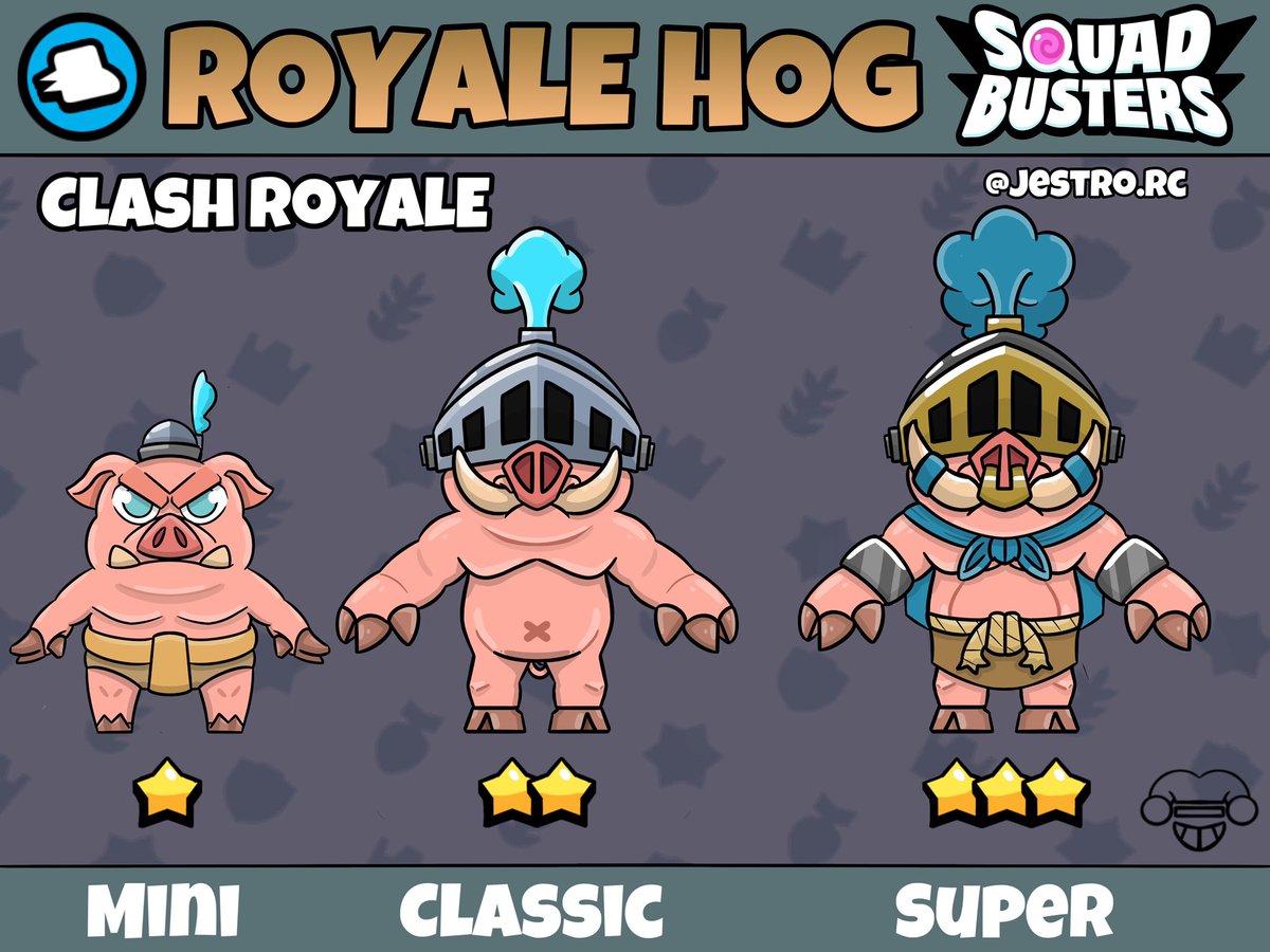 New <a href="/SquadBustersx/">Squad Busters</a> Buster concept art „ROYALE HOG“ 

#Squadbusters #ClashRoyale #hog #royalehog #Squadbustersart #Squadart #Squadbustersfanart