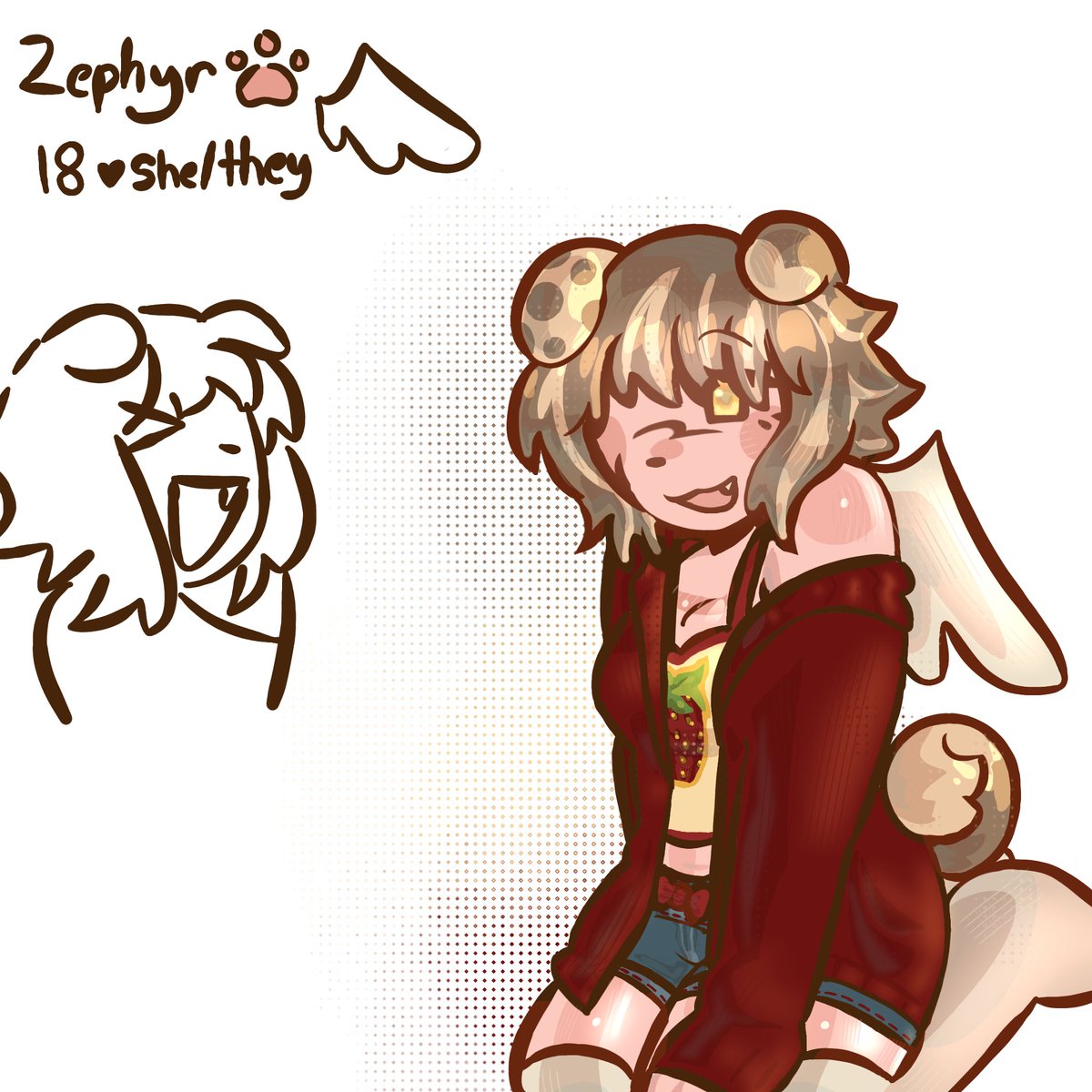 ZephyrsLand's tweet photo. been workin on artfight stuff for this year, catch me at the same username on there! #artfight #artfight2025 https://t.co/c2dv34wta2