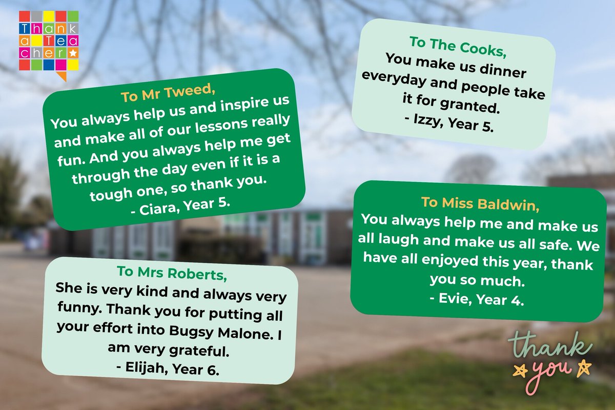#nationalthankateacherday
We are so grateful for all the amazing staff in our schools.
They work so hard and give so much. 
Anston Greenlands Primary School.
#makingadifference 
#openingdoorstoabrighterfuture