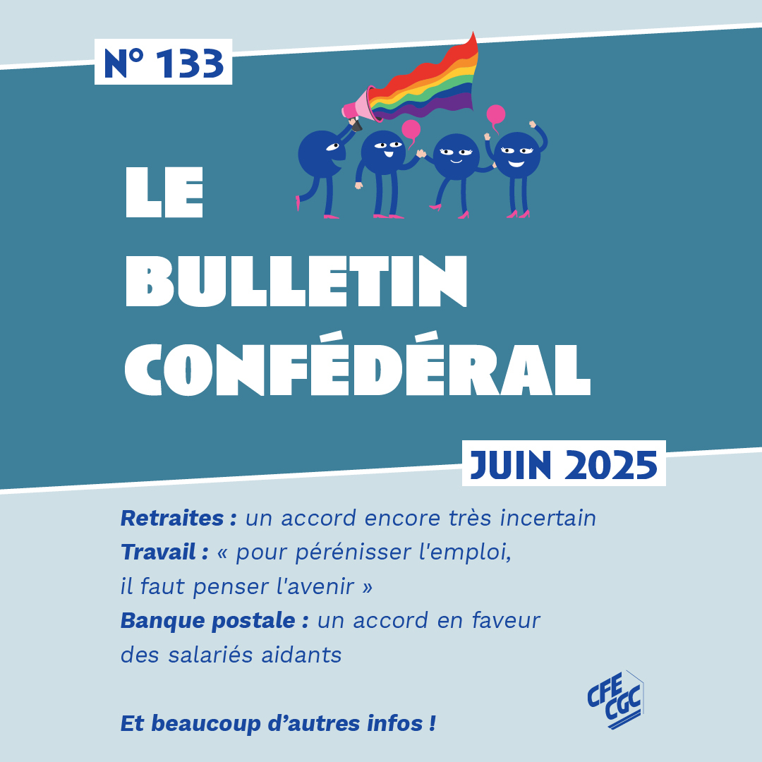 🗞 Au sommaire du Bulletin : 
🔹#Retraites : un accord encore très incertain
🔹Banque postale : un accord en faveur des salariés aidants
🔹Tribune - pour un dialogue social à la hauteur des défis #écologiques

et bien plus  👉 calameo.com/cfecgc/read/00…