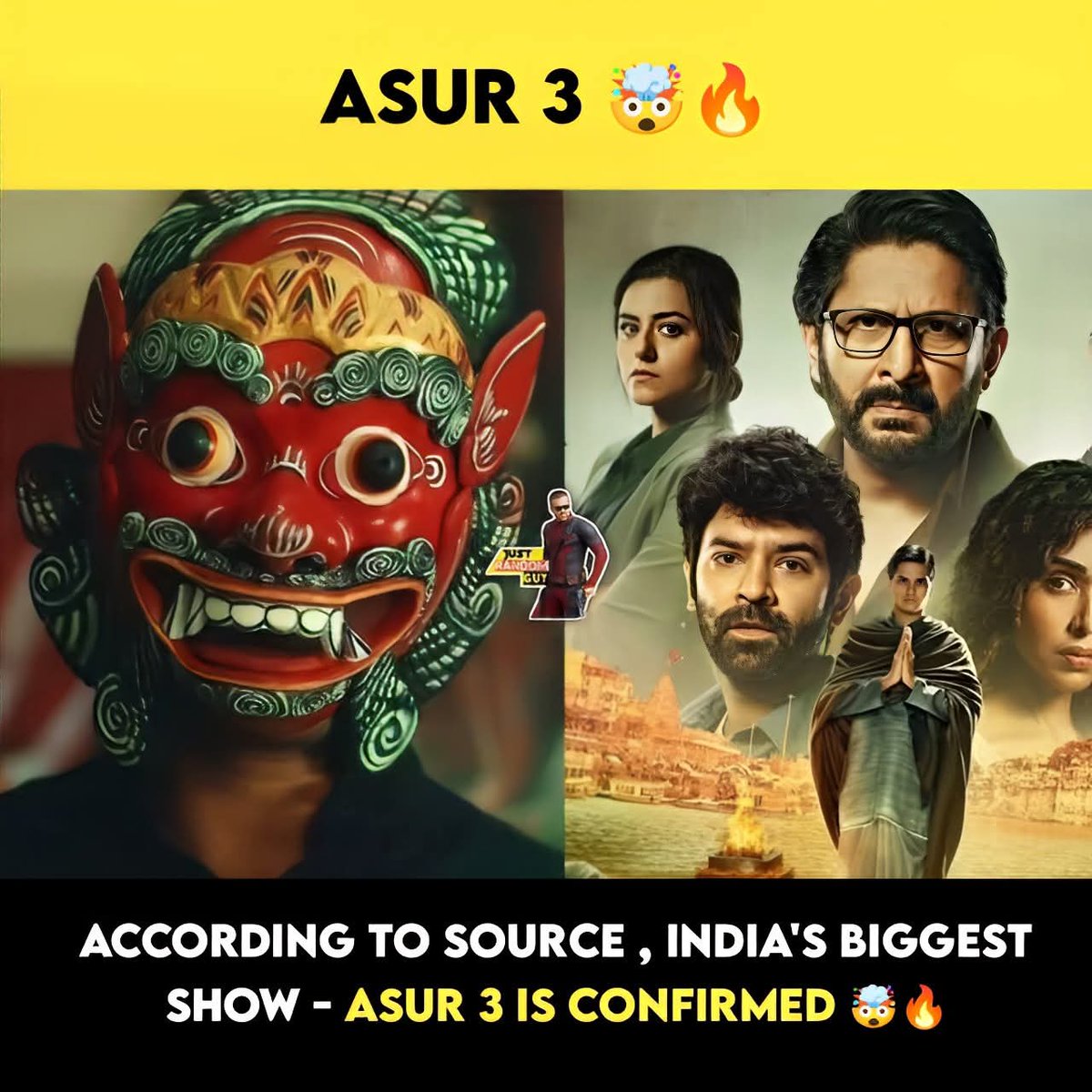 RIDHIANS1's tweet photo. Such great news ๐งฟโค๏ธ
Finally there's some update on #asur3
Can't wait for it ๐
@iRidhiDogra @BarunSobtiSays @ArshadWarsi @anupriyagoenka
#asur #asur2 #BarunSobti #ArshadWarsi #RidhiDogra https://t.co/v3Xx3bOCNP