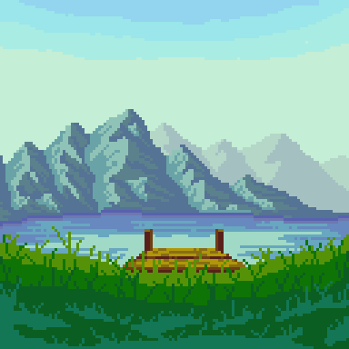 HanesYarg's tweet photo. Mountains and a lake scenery

Drawing mountains actually very fun :P

#pixelart #art #pixelstudio #drawing #digitalpaint https://t.co/eaGn6u8Ds8