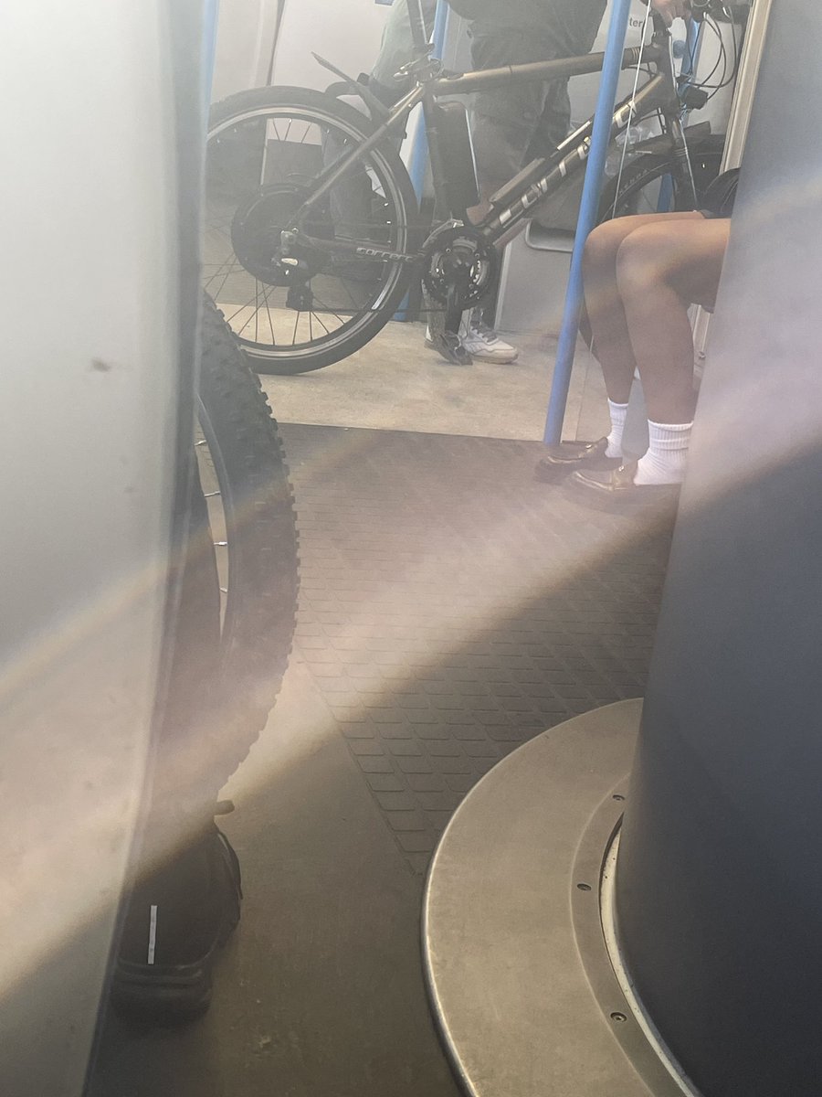 dreamingfish7's tweet photo. @Se_Railway I just raised a complaint for the third time you guys can push it through to the relevant department. 
You make constant excuses for not doing something about it.   It’s your rules and bylaws and it’s dangerous.  It blocks doors and other passengers get cuts &amp; bruises going past https://t.co/ZPKgPyICKp