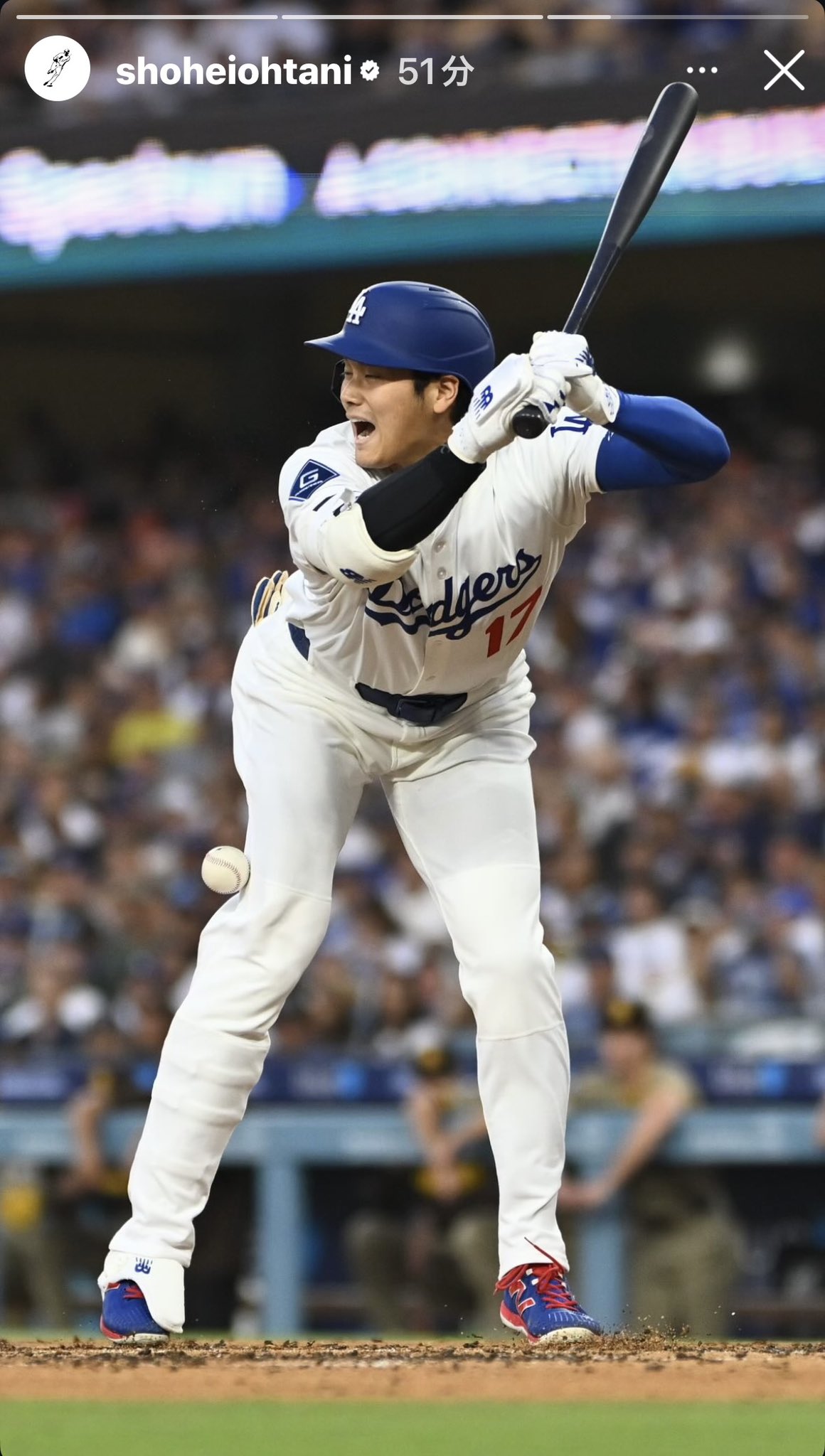 ベースボール　大谷翔平 11試合ぶりの一発💥 #大谷翔平 右中間スタンドへ飛び込む今季第