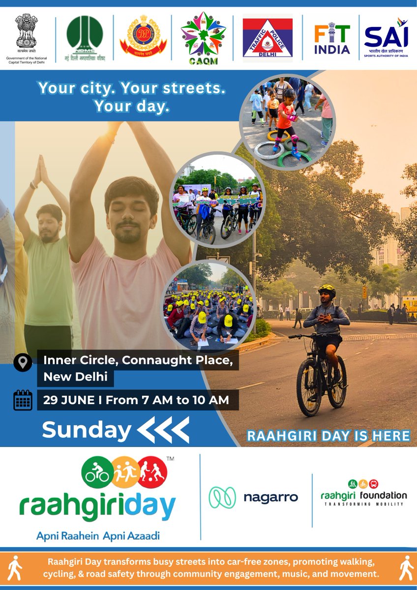 This June has been a reminder in many ways!

👉#WorldEnvironmentDay urges us to care
👉#WorldBicycleDay inspires us to move better
👉And #YogaDay reminds us to #breathe, pause, and #CONNECT

What better way to bring it all together than out on the #streets, with #people,