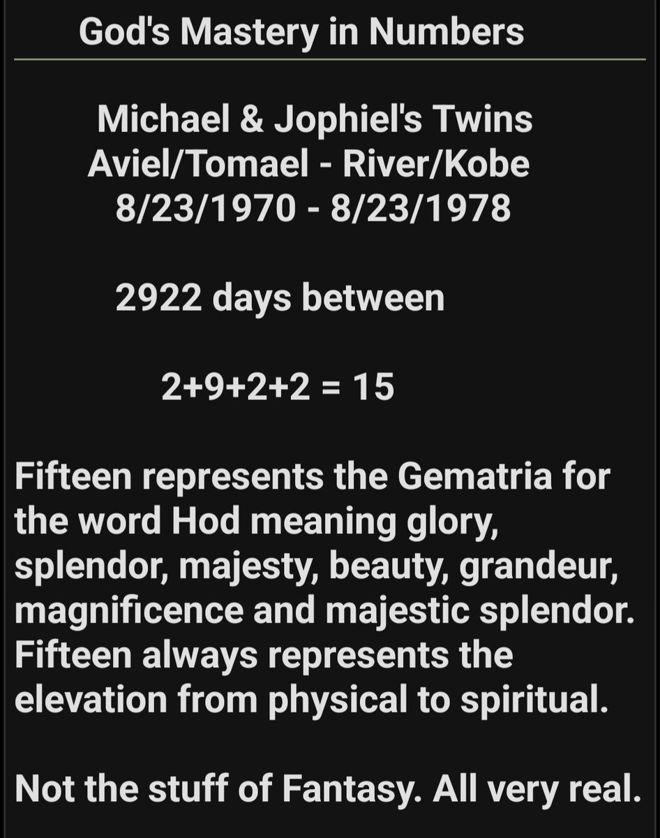 godinnumbers's tweet image. #GodInNumbers
#MasteryOfGod
#Tangibility