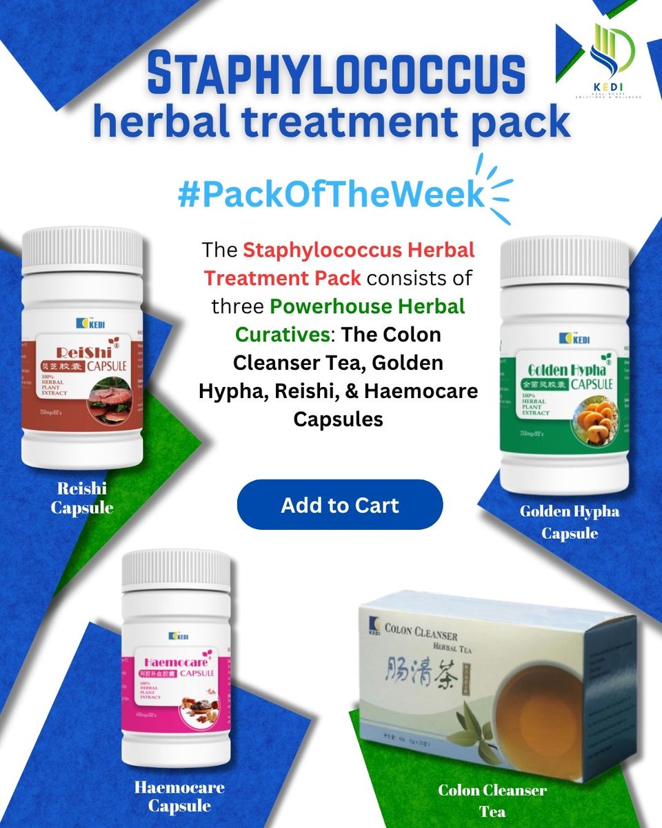 kedihealths's tweet photo. ๐๐ก๐ง๐ฅ๐ข๐๐จ๐๐๐ก๐ ๐ข๐๐ฟ #PackOfTheWeek
๐๐ก๐ ๐๐ญ๐๐ฉ๐ก๐ฒ๐ฅ๐จ๐๐จ๐๐๐ฎ๐ฌ ๐๐๐ซ๐๐๐ฅ ๐๐ซ๐๐๐ญ๐ฆ๐๐ง๐ญ ๐๐๐๐ค ๐
Do you suffer from ๐ฆ๐๐ฎ๐ฝ๐ต๐๐น๐ผ๐ฐ๐ผ๐ฐ๐ฐ๐๐ ๐๐๐ฟ๐ฒ๐๐?
Notice any of the following ๐๐๐บ๐ฝ๐๐ผ๐บ๐: Red, swollen, painful lumps under the skin, that may or may not be filled with pus? Itchy rash mostly around the genital area? Sinusitis? Skin peeling, or burning sensation? Osteomyelitis? ๐ค
๐๐๐ฆ๐๐ช is here to save the day! And relieve you from this very uncomfortable and embarrassing bacterial infection with the ๐ฆ๐๐ฎ๐ฝ๐ต๐๐น๐ผ๐ฐ๐ผ๐ฐ๐ฐ๐๐ ๐๐ฒ๐ฟ๐ฏ๐ฎ๐น ๐ง๐ฟ๐ฒ๐ฎ๐๐บ๐ฒ๐ป๐ ๐ฃ๐ฎ๐ฐ๐ธ, consisting: The Colon Cleanser Tea, Reishi, Golden Hypha and Haemocare Capsules. ๐
๐: https://t.co/F11HwaZOlT