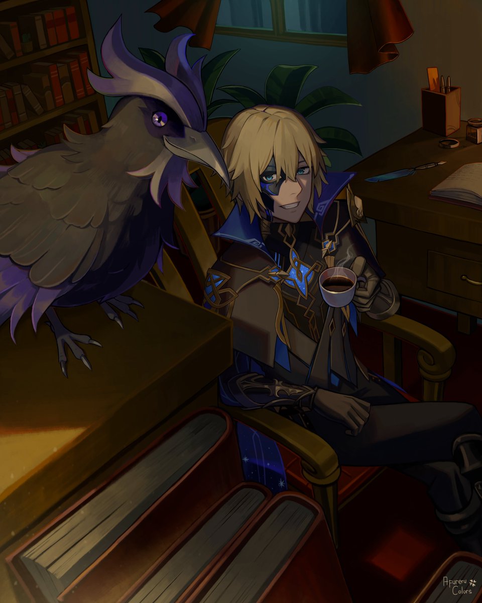 Night talk ☕️
#GenshinImpact #原神 #Dainsleif