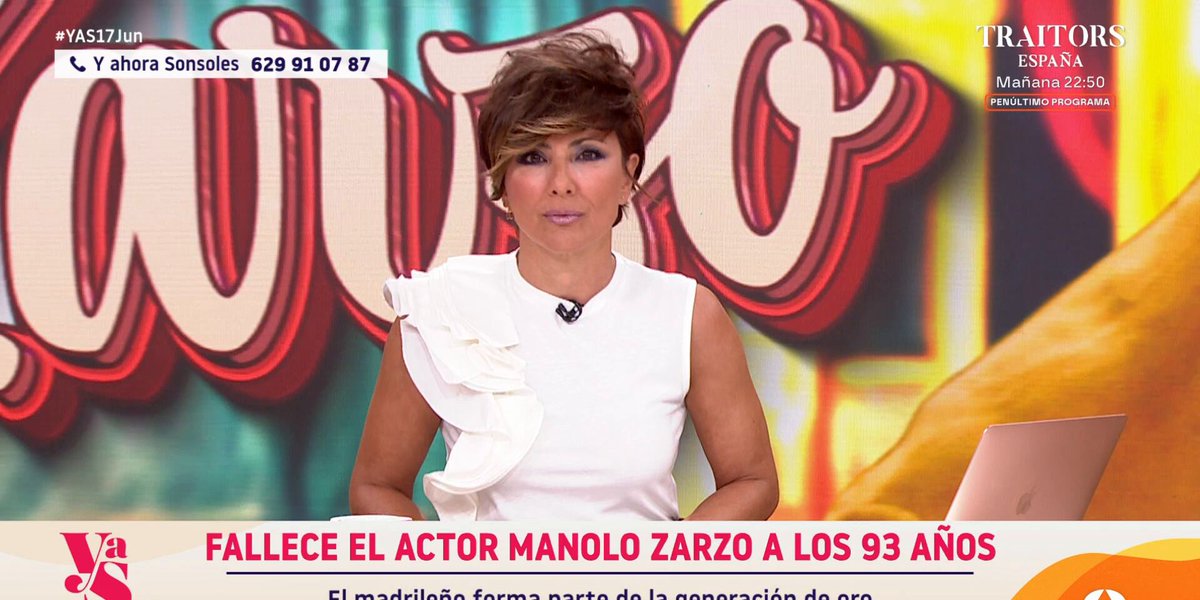 #Audiencias I

🏆 <a href="/YAhoraSonsoles/">Y Ahora Sonsoles</a> es LÍDER y el magacín MÁS VISTO del día

👉 Sube al 11,9%, 2º mejor martes del año, con 889.000 seguidores de media y 4.087.000 espectadores únicos

📈 Supera por +2,5 y +1,8 puntos a sus rivales

🏆 <a href="/antena3com/">Antena 3</a>, LÍDER de la Tarde