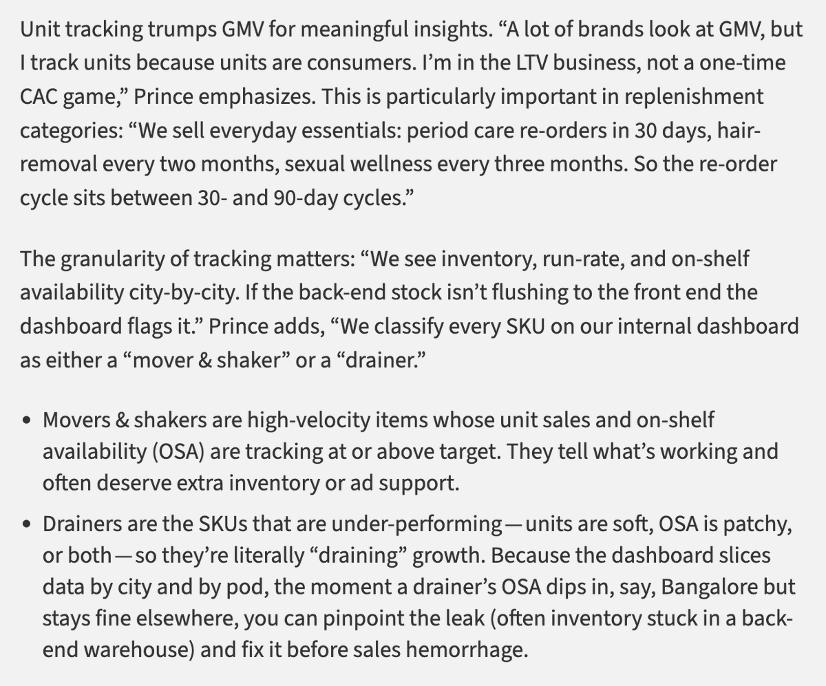 SeekingN0rth's tweet image. I've been nerding out on Quick Commerce for the last few weeks and have just published our latest 6,000-word Field Notes deep dive on how to nail and scale on Quick Commerce.
Three operators who’re actually thriving in this chaos—Prince (@SwagAnusaar) of @plushforher, Tushar of…