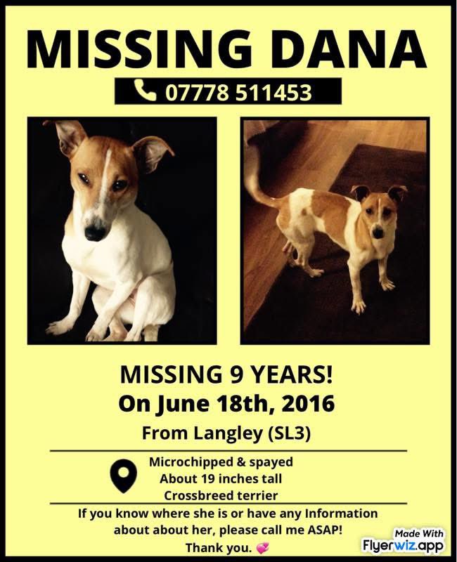 💔DANA - STILL MISSING! 💔 9 years today 💔We are still keeping Dana in our hearts but we know that we may never get her back. We now just want to know what happened to her.  We still hope that she is alive. If anyone does have any information about Dana please let us know! 🙏🏻💕