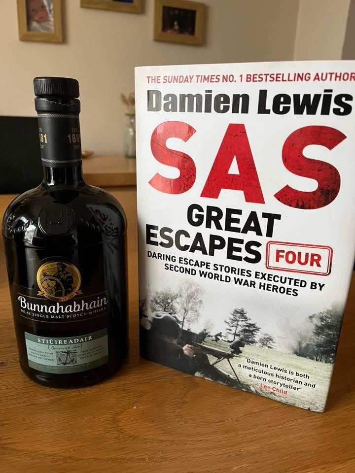 John McKay with SAS Great Escapes and a new single malt to try. What could be better?