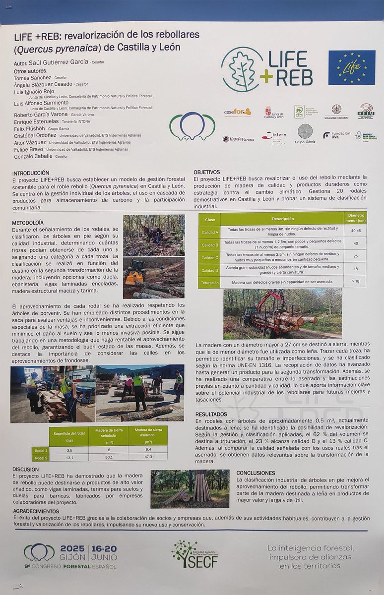 aitorvv's tweet photo. Van ya dos días de #9CFE donde hemos mostrado los avances de @SIMANFOR, nuestra contribución al proyecto @LifeRebollo, los modelos altura-diámetro para especies españolas (pruébalo: https://t.co/x5h28oGtr9) y mucho más...
#somosiufor https://t.co/JKXuyXNrqZ