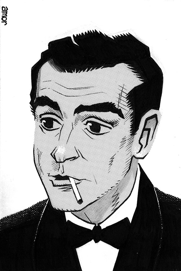JohnAmor's tweet image. 62/365: 007
4x6; ink and screentone on bristol

#007 #jamesbond #seanconnery007 #mi6 #comicart #illustration #traditionalart