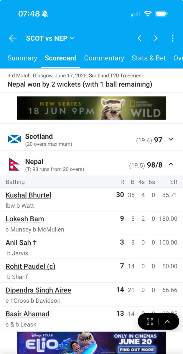 Currently impossible for Nepal to have a boring game of cricket