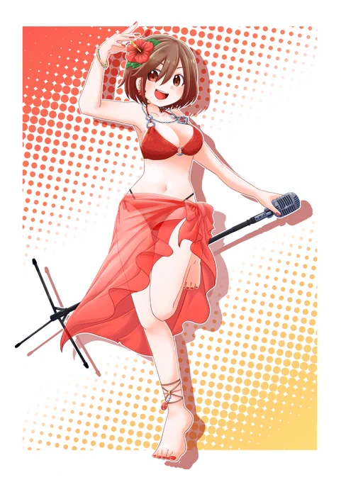 マイクの棒を足した!骸骨マイクは一心同体! #グッスマイラコン07MEIKO