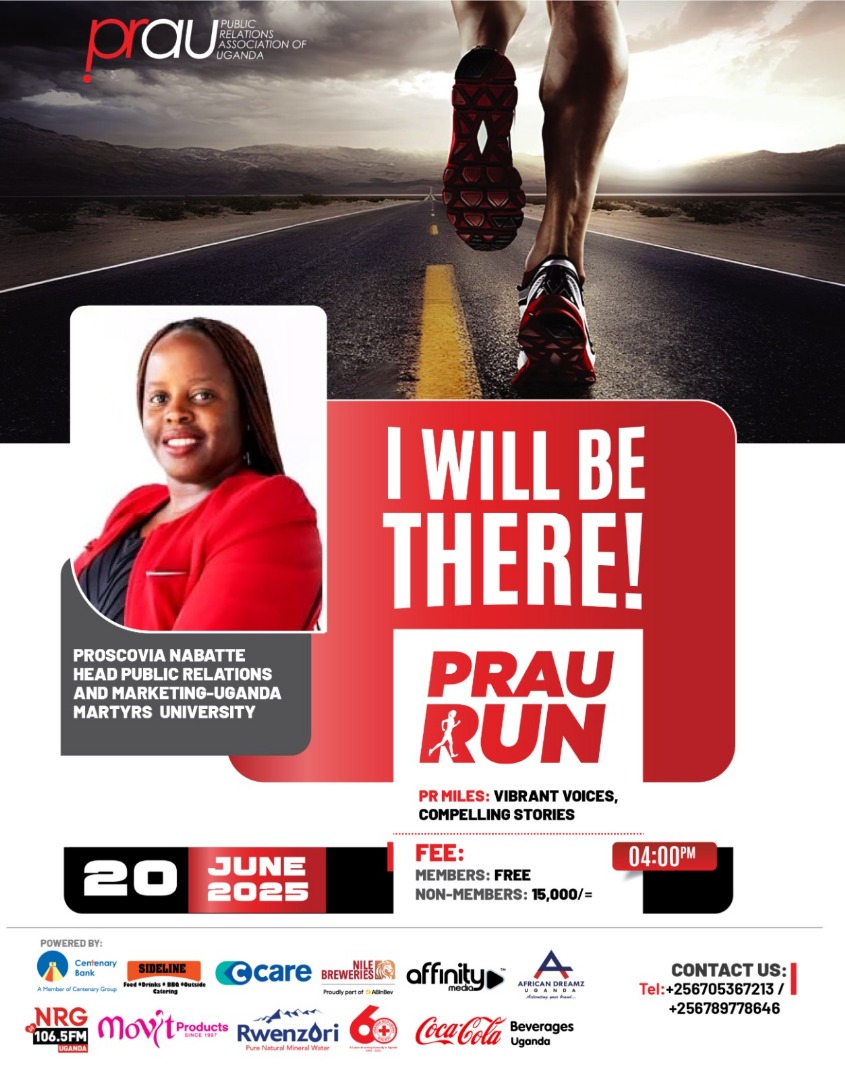 Proscovia S (@nabattep) on Twitter photo The <a href="/PRAU_Uganda/">PRAU-Uganda</a> Run
returns this Friday, 20th June 2025 -- and we're lacing up from @LugogoindoorStadium
Whether you're running for wellness, networking, or just good vibes, this is your sign to show up and showout
Let's roll #PRAUFamily!
#PRAURun2025 The <a href="/PRAU_Uganda/">PRAU-Uganda</a> Run
returns this Friday, 20th June 2025 -- and we're lacing up from @LugogoindoorStadium
Whether you're running for wellness, networking, or just good vibes, this is your sign to show up and showout
Let's roll #PRAUFamily!
#PRAURun2025