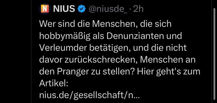 wenig Worte (@wenig_worte) on Twitter photo Ich weiß es! Ich möchte lösen:
Nius-Mitarbeiter ☺️ Ich weiß es! Ich möchte lösen:
Nius-Mitarbeiter ☺️