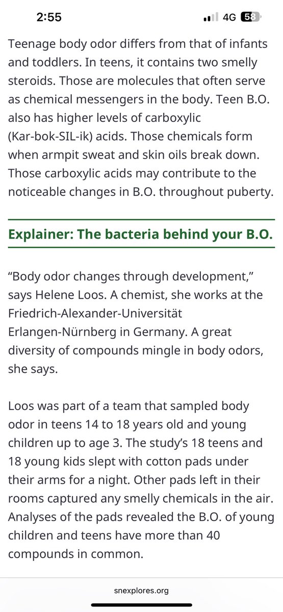 HalimAsyraf's tweet photo. @ZackAvaricious Bcs of hormonal changes. Kids and teenagers have that signature smells that baby, todlers and adults didn’t have. https://t.co/fSwQTaxMbQ https://t.co/X1pfOwaJKE