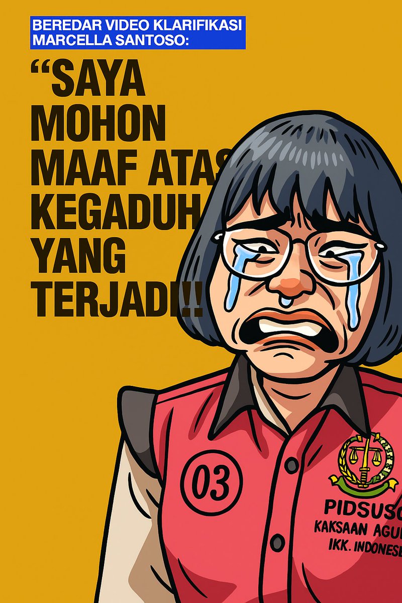 ⚠️ BREAKING:

Marcella Santoso, otak di balik tagar IndonesiaGelap, mengaku membuat konten untuk menggiring opini negatif soal RUU TNI, menyerang Pemerintah &amp; Kejaksaan Agung.

Plot twist-nya: ternyata dia Kakak Pembina dari buzzer bayaran! 😆

#BuzzerTeriakBuzzer

1|7