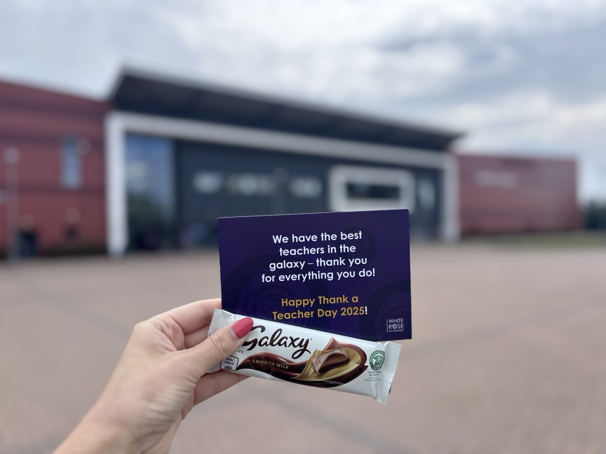 To the best teachers in the galaxy - thank you.

Today is #ThankATeacherDay, and at Leeds East Academy we’re recognising the dedication and impact of our brilliant team.

Thank you for all that you do.

#ThankATeacherDay
