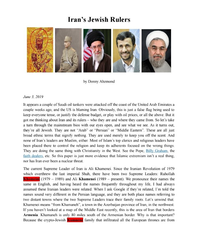 S E R V I A M (@saintserviamxiv) on Twitter photo <a href="/Palsvig/">Mads Palsvig</a> Nukes are fake and gay for sure and the "Samson option" has always been a paper tiger used to foment fear and control, however the "muslim" leaders all know this since most of them are jews themselves, crypto or otherwise. <a href="/Palsvig/">Mads Palsvig</a> Nukes are fake and gay for sure and the "Samson option" has always been a paper tiger used to foment fear and control, however the "muslim" leaders all know this since most of them are jews themselves, crypto or otherwise.