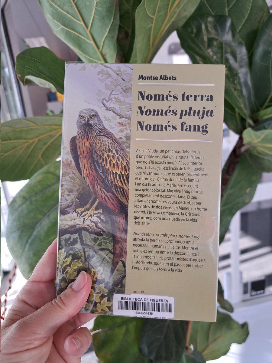 Avui volem recomanar-vos “Només terra, només pluja, només fang” de <a href="/MontseAlbetsR/">Montse Albets</a> (<a href="/Ed_Periscopi/">Periscopi</a>), flamant guanyadora del #PremiLlibreter 2025. 
Una novel·la on un retorn als orígens, conviu amb el descens a l’infern de la protagonista, que sobreviu a una pèrdua terrible.