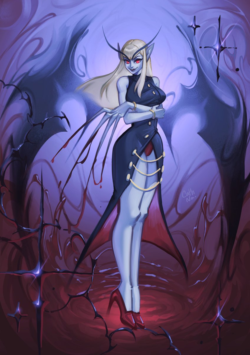 😈Jadah Domah midnight bliss Fanart😈
A character from Darkstalkers

I love the character design in this game so much. It has so many interesting characters that I want to draw fan art for.

#Darkstalkers