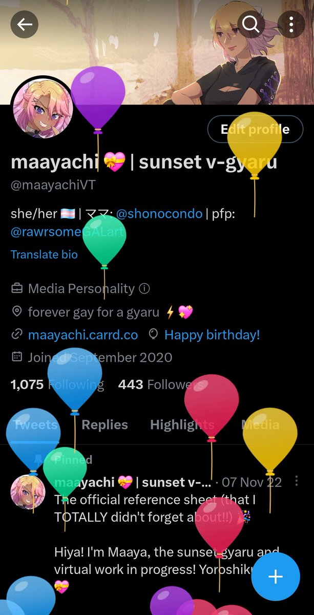 maayachiVT's tweet image. birthday... birthday...
now i go die at offkai YIPPEE