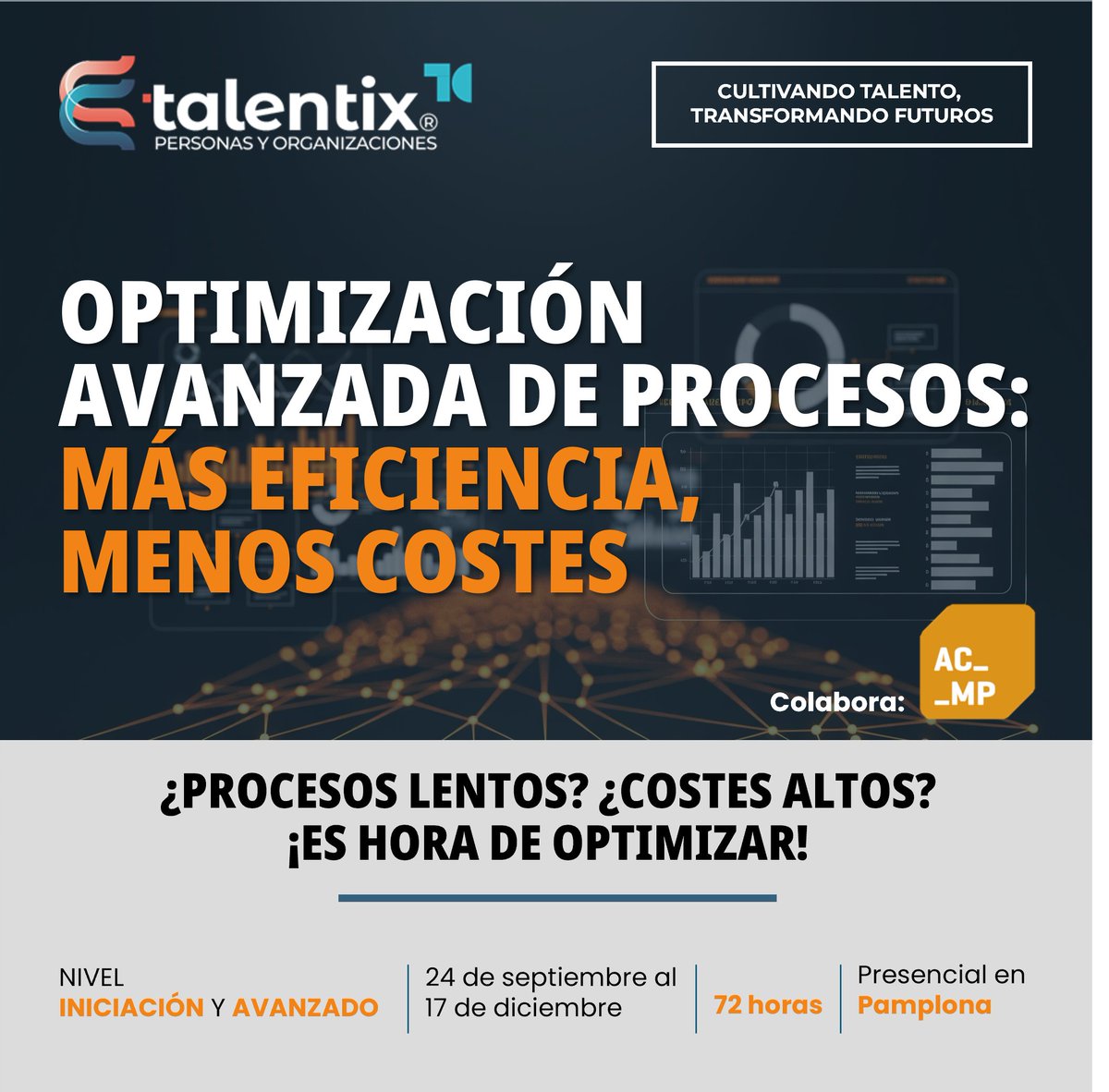 ⚠️ ¿Costes altos y procesos lentos frenan tu pyme?
Deja de perder dinero. Nuestro curso Optimización Avanzada te da herramientas para: ✅ Reducir costes ✅ Acelerar procesos ✅ Mejorar calidad
ow.ly/FFcv50Wbm3l
#Formación #Pymes #Optimización #Eficiencia #Negocios #Talentix