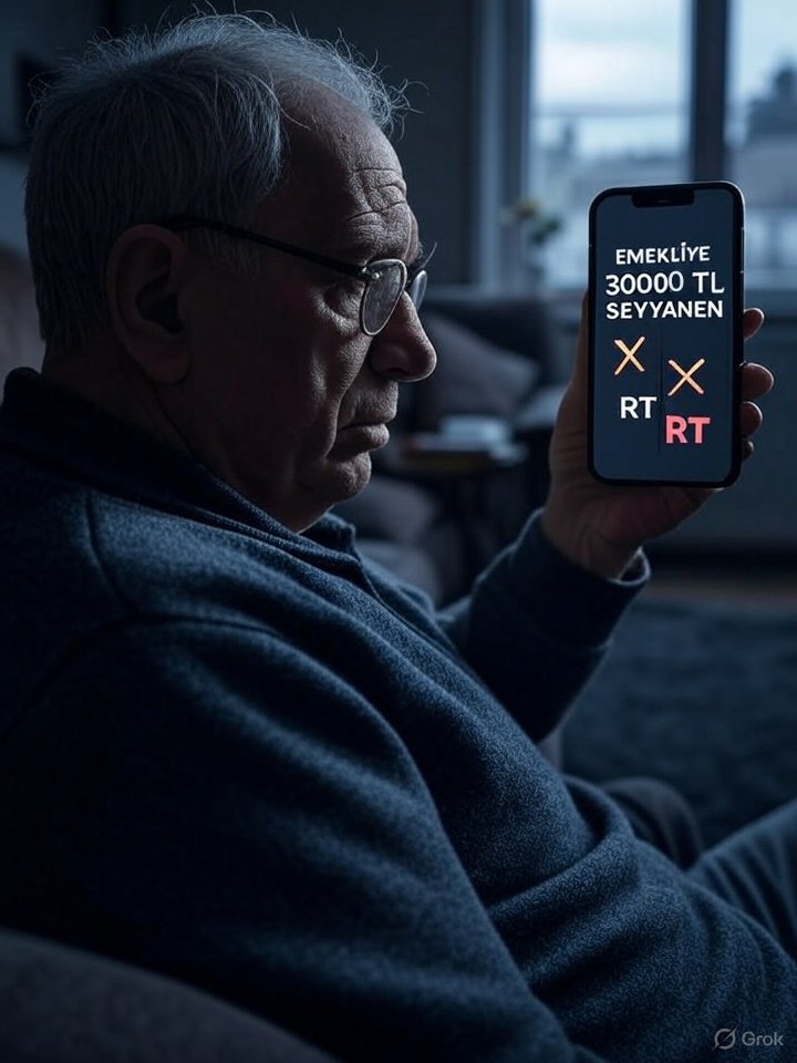 BAŞLADIK
👇
#EmekliyeHemenSeyyanen

Sefalet Politikalarını bırakın.
Emeklinin boş cüzdanını doldurun.

İtibarı şatafatta değil,
Halkın pazarında arayın.

30BinTL #SeyyanenZam
#Emekli nin ancak kırılan onurunun tamiri olur.

#5000KısmiyeYasaHemen
<a href="/RTErdogan/">Recep Tayyip Erdoğan</a>
<a href="/_cevdetyilmaz/">Cevdet Yılmaz</a>