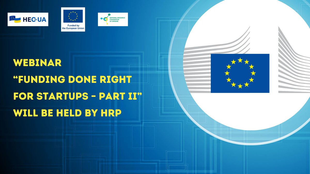 📢“Funding Done Right for Startups – Part II,” a dedicated webinar for Startups and EU-funded R&amp;I Projects by <a href="/EU_Commission/">European Commission</a> Horizon Results Platform (HRP).
🗓️Date: Tuesday, June 24, 2025
🕒Time: 3:00 p.m. CEST
🔗More information and link to connect: ec.europa.eu/newsroom/infor…