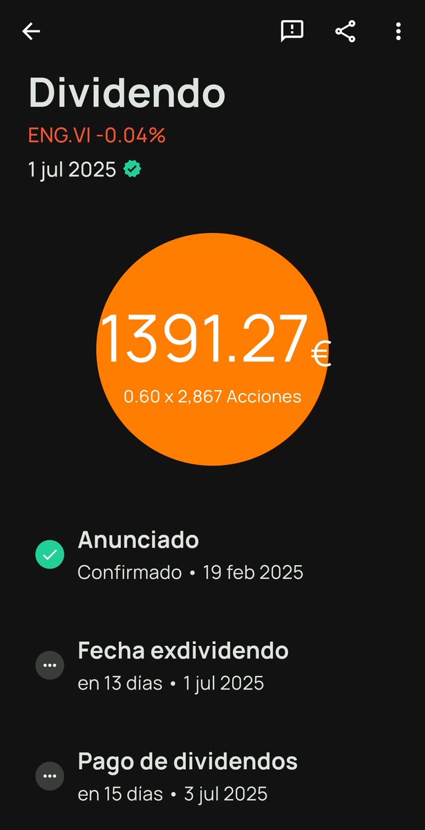 iparatx's tweet photo. Acumulo liquidez en un año mínimo en compras (3 mov, 3k en total) y máx en cotización
En julio inyección adicional. El año pasado 8k ese mes
$GEST, $ENG, $RED o el scriptdividend de $IBE, a lo que sumar $PRM, $VID y quizás $LGT
Y no, no invierto por dividendos.
#AtxCapital https://t.co/qQc16YRQSe