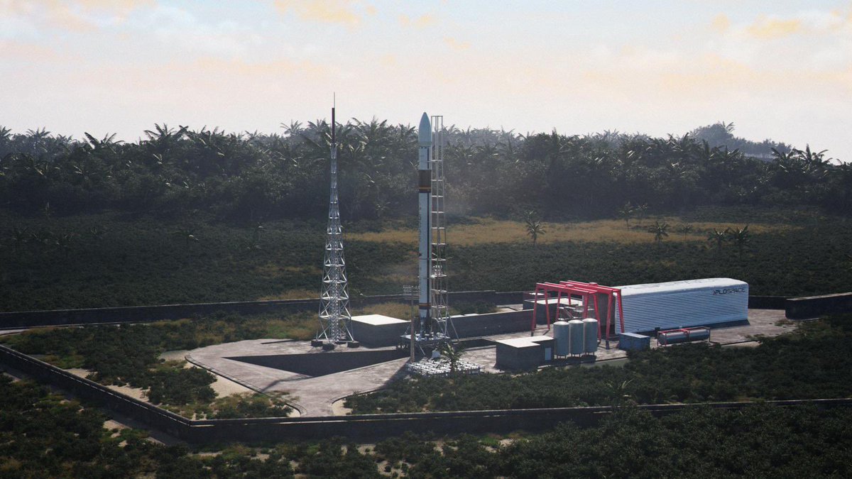 RaulTorresPLD's tweet image. Imagen artística de cómo será el complejo de lanzamiento de @PLD_Space #MIURA5 en el puerto espacial europeo de Guayana Francesa @EuropeSpacePort @CNES . 🇪🇸🇫🇷