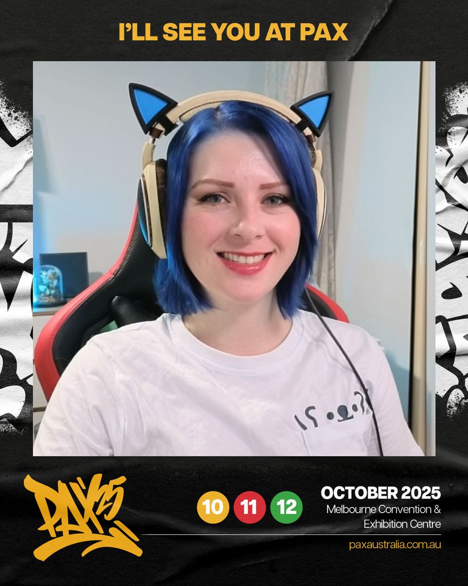 🎉 I’M GOING TO PAX AUS 2025! 🎉
So excited to share that I’ve been accepted as a <a href="/PAXAus/">PAX Australia</a> Creator again this year! Can’t wait to hang out, create awesome content, and be part of the chaos ✨
See you in Melbourne! 

#PAXAUS #PAXAUS2025 #ContentCreator
