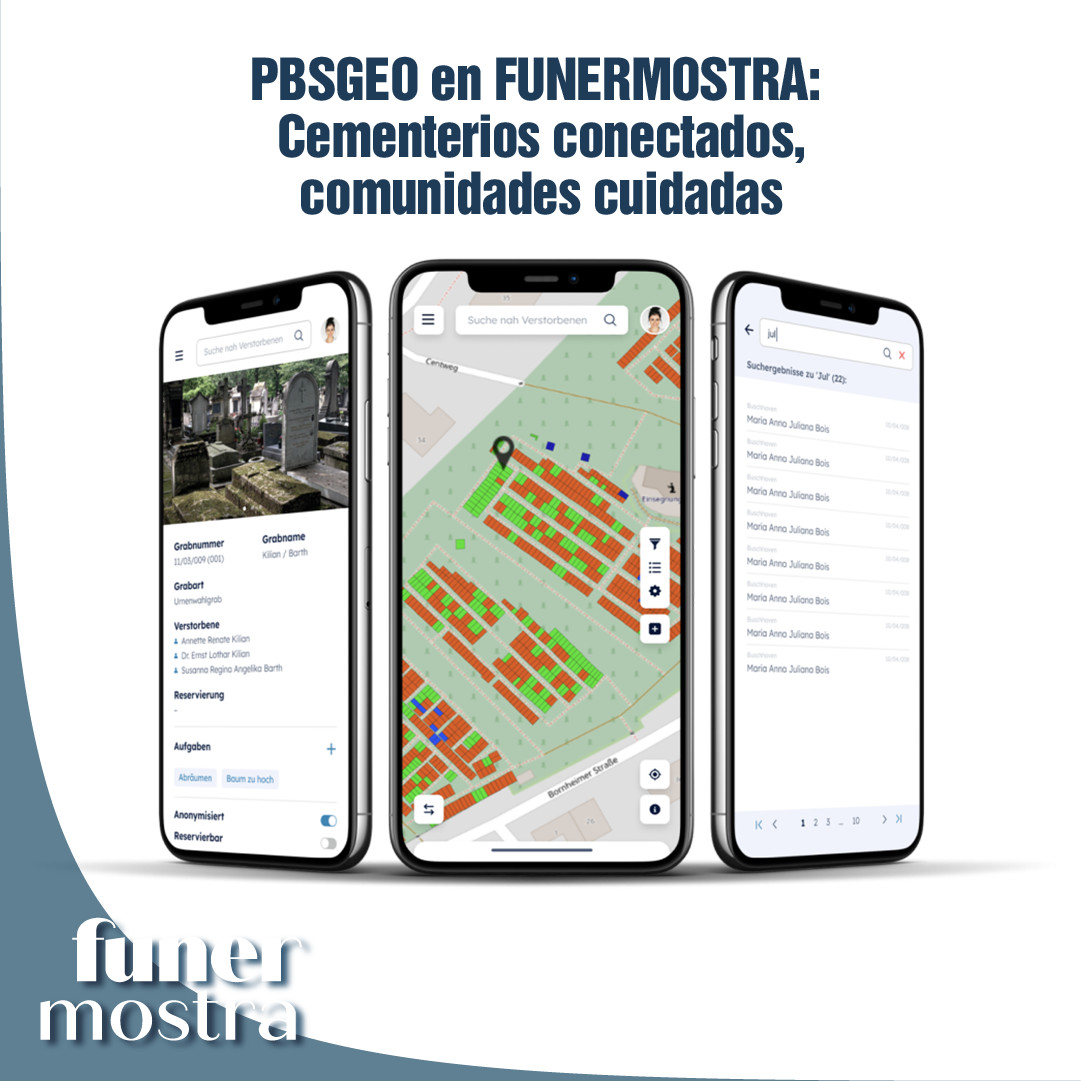 𝗡𝗼𝘃𝗲𝗱𝗮𝗱𝗲𝘀: Digitalización de cementerios con PBSGEO!

📌 Más de 10 años innovando en gestión funeraria.
🌐 cementerios.online: planos digitales, QR, reservas online y RGPD.
📢 Descubre su solución para hispanohablantes en #Funermostra2025.

funermostra.feriavalencia.com/pbsgeo-gmbh-en…