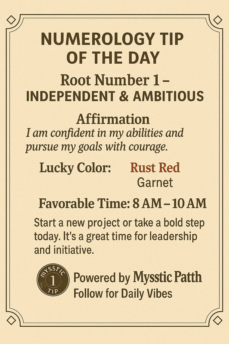 Lucky_Saggi's tweet image. #Numerology #MyssticPatth #RootNumber #Affirmation #Loshugrid