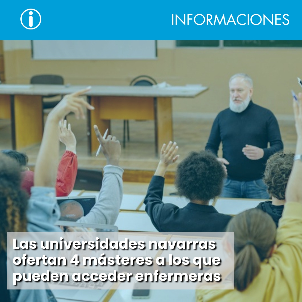 Enfermeras navarras (@coenav) on Twitter photo ¿Pensando en un #máster? Opciones para #enfermeras de <a href="/SaludUPNA/">Ciencias Salud UPNA</a> y <a href="/enfermeriaunav/">Facultad Enfermería</a>:
🔵 Investigación en Ciencias de la Salud
🔵 Investigación en Nutrición y Alimentación Personalizada
🔵 Salud Pública
🔵 Práctica Avanzada de Enfermería en Oncología
👉 f.mtr.cool/mnjlkipxak ¿Pensando en un #máster? Opciones para #enfermeras de <a href="/SaludUPNA/">Ciencias Salud UPNA</a> y <a href="/enfermeriaunav/">Facultad Enfermería</a>:
🔵 Investigación en Ciencias de la Salud
🔵 Investigación en Nutrición y Alimentación Personalizada
🔵 Salud Pública
🔵 Práctica Avanzada de Enfermería en Oncología
👉 f.mtr.cool/mnjlkipxak