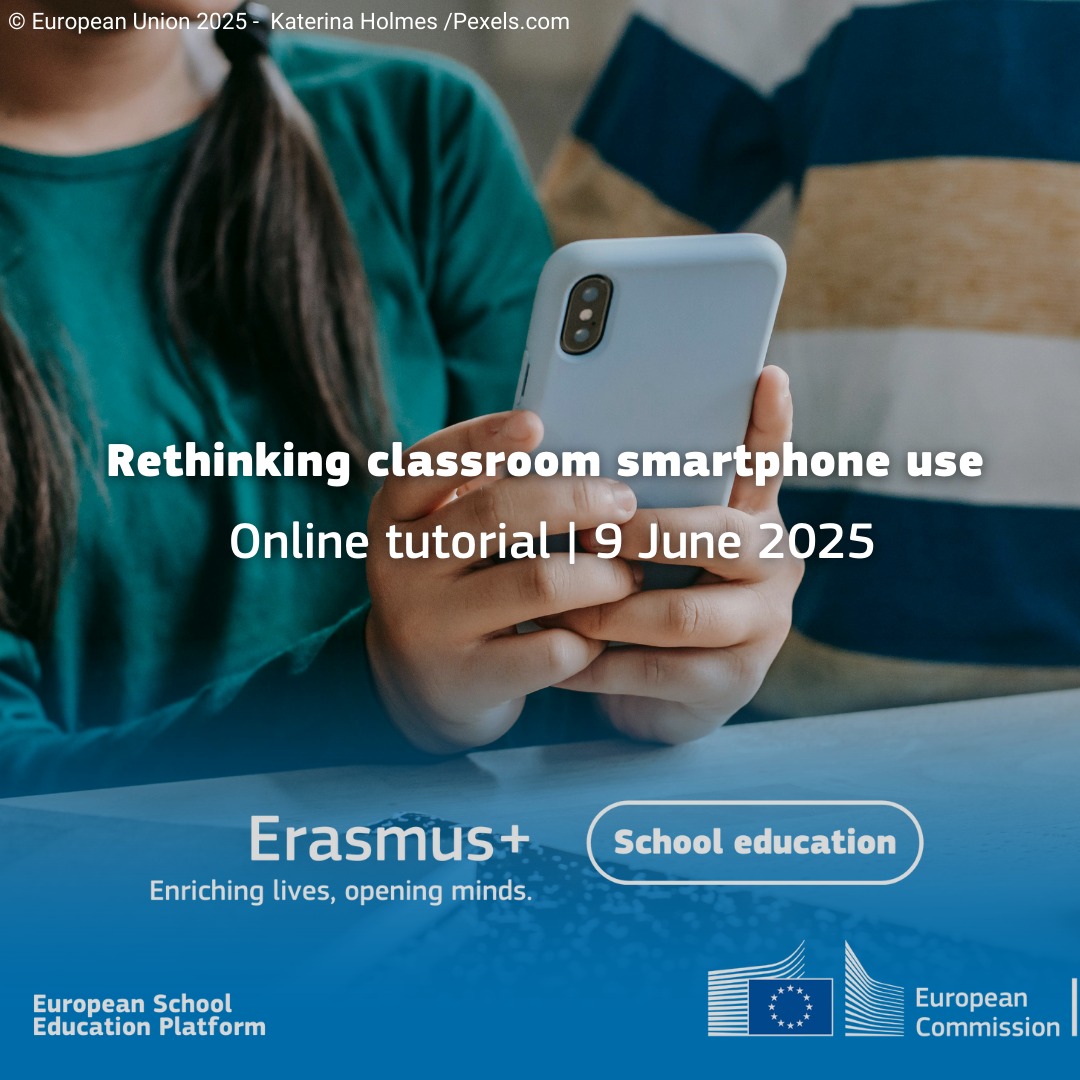 📱Et si on voyait le smartphone autrement ?
Un nouveau tuto proposé par <a href="/eTwinningEurope/">eTwinningEurope</a> vous invite à explorer le mobile comme outil pédagogique, dans un cadre éthique et responsable.
🔗 bit.ly/3Z2Oybk
#EUSchoolEducation