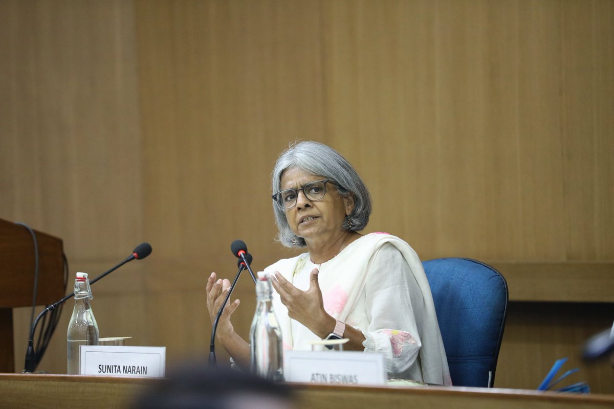 CSEINDIA (@cseindia) on Twitter photo "Assured quality feedstock is non negotiable for realising the Bio CNG potential in India"
Sunita Narain (<a href="/sunitanar/">Sunita Narain</a>) at CSEās National Seminar on Bio-CNG from Municipal Solid Waste "Assured quality feedstock is non negotiable for realising the Bio CNG potential in India"
Sunita Narain (<a href="/sunitanar/">Sunita Narain</a>) at CSEās National Seminar on Bio-CNG from Municipal Solid Waste