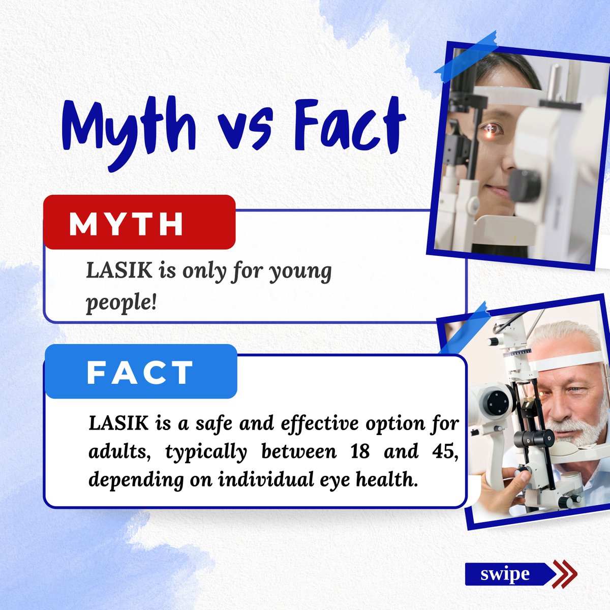 VijayaEyecare's tweet image. 👁️‍🗨️ Busting LASIK Myths—One Blink at a Time!
Think LASIK is scary or painful? Think again.
We’re clearing up the top myths so you can see the truth—literally. 💡
💬 Comment "MYTH" for our free LASIK Guide.
🔗 vijayanethralaya.com/link-in
#LASIK #ClearVisionAhead #vijayanethralaya