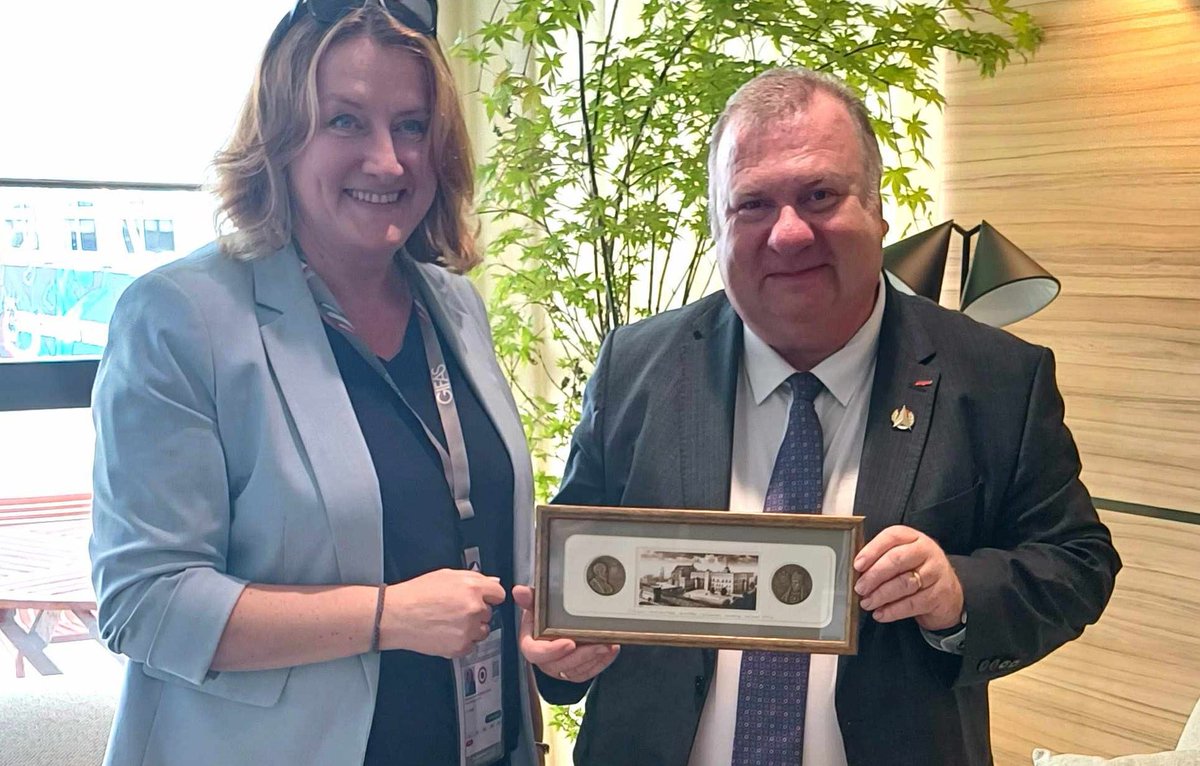 🇱🇹🇫🇷 At the 55th #ParisAirShow Lithuanian Deputy MoD Loreta Maskaliovienė shared Lithuania’s priorities for industrial cooperation &amp; the work that has been done to strengthen this ecosystem &amp; to accelerate enterprise development in Lithuania 🚀