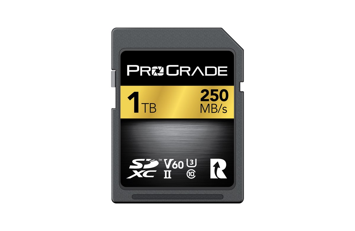 videosalon's tweet image. 【新製品情報】
プログレードデジタル、「SDXC UHS-II V60 GOLD」シリーズに1TBを追加～最大読込250MB/秒、最大書込130MB/秒 

 videosalon.jp/news/prograde_… 

＃プログレードデジタル　＃SDXC
＃メモリーカード